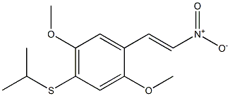 2,5-DIMETHOXY-4-ISOPROPYLTHIO-BETA-NITROSTYRENE 结构式