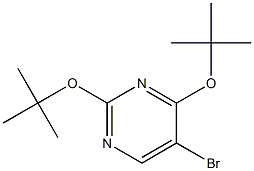 5-BROMO-2,4-DI-TERT-BUTOXYPYRIMIDINE ,97% 结构式