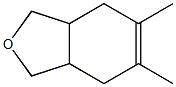 5,6-DIMETHYL-3A,4,7,7A-TETRAHYDRO-ISOBENZOFURAN- 结构式