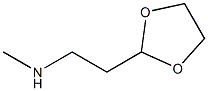 2-(N-METHYL-2-AMINOETHYL)-1,3-DIOXOLANE 98+% 结构式