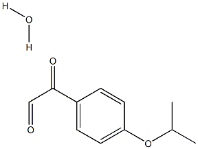 4-ISOPROPOXYPHENYLGLYOXAL HYDRATE, 95+% 结构式