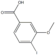 4-IODO-3-METHOXYBENZOIC ACID 结构式