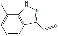 7-METHYL-1H-INDAZOLE-3-CARBALDEHYDE, 95+% 结构式