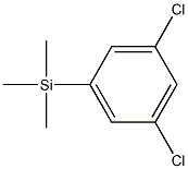 1-(TRIMETHYLSILYL)-3,5-DICHLOROBENZENE 96% 结构式