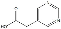 2-(PYRIMIDIN-5-YL)ACETIC ACID,PURITY:95% MIN(HPLC) 结构式