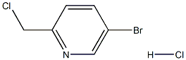 2-CHLOROMETHYL-5-BROMOPYRIDINE HYDROCHLORIDE 结构式