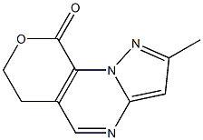2-METHYL-6,7-DIHYDRO-9H-PYRANO[4,3-E]PYRAZOLO[1,5-A]PYRIMIDIN-9-ONE 结构式