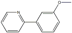 2-(3-METHOXYPHENYL)PYRIDINE 96% 结构式
