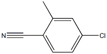 2-METHYL-4-CHLOROBENZONITRILE 5% 结构式