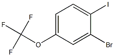 2-BROMO-4-(TRIFLUOROMETHOXY)IODOBENZENE 99% 结构式