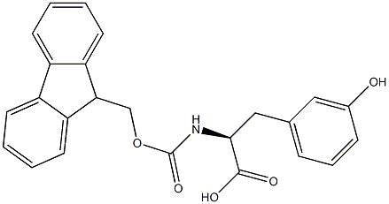 FMOC-3-HYDROXYL-L-PHENYLALANINE 结构式