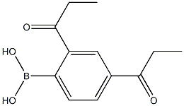 4-(Diethylcarbonyl)Phenylboronic Acid 结构式