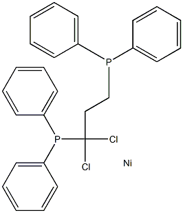 Dichloro[1,3-Bis-(Diphenylphosphino)Propane] Nickel 结构式