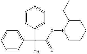 Ethylpiperidyl Benzilate 结构式