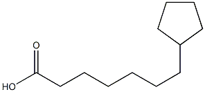 l-Cyclopentaneheptanoic acid 结构式