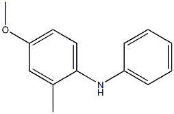 N-PHENYL-2-METHYL-4-METHOXYANILINE 结构式