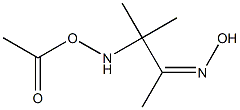 3-HYDROXYLAMINO-3-METHYL-2-BUTANONE OXIME ACETATE 结构式