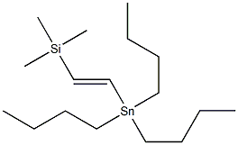 1-(TRIBUTYLSTANNYL)-2-(TRIMETHYLSILYL) ETHENE, 97% 结构式