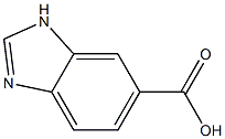 BENZIMIDAZOLE-6-CARBOXYLIC ACID 结构式