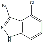 3-BROMO-4-CHLOROINDAZOLE 结构式
