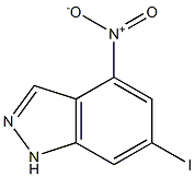 6-IODO-4-NITROINDAZOLE 结构式