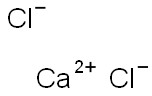 CALCIUM CHLORIDE DRIED, POWDERED PURE 结构式