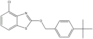 2-(4-TERT-BUTYL-BENZYLOXY)-4-CHLORO-BENZOTHIAZOLE 结构式