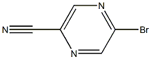 5-Cyano-2-bromopyrazine 结构式