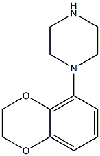1-(2,3-dihydrobenzo[b][1,4]dioxin-5-yl)piperazine 结构式