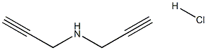 Di-prop-2-ynyl-amine Hydrochloride 结构式
