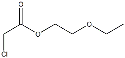 Chloro-acetic acid 2-ethoxy-ethyl ester 结构式