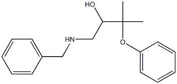 PHENOXY ISOPROPYL BENZYLAMINO ETHANOL 结构式