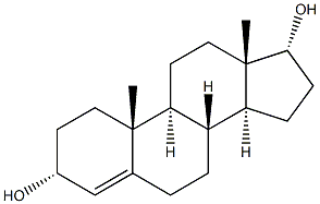 4-Androsten-3a,17a-diol 结构式