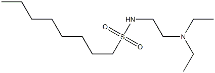 N-[(2-DIETHYLAMINO)ETHYL]OCTANESULFONAMIDE 结构式