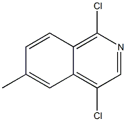 1,4-dichloro-6-methylisoquinoline 结构式