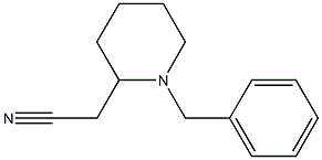 (1-BENZYLPIPERIDIN-2-YL)ACETONITRILE 结构式