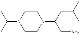 2-(4-ISOPROPYLPIPERAZIN-1-YL)-4-METHYLPENTAN-1-AMINE 结构式