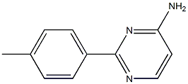 2-(4-METHYLPHENYL)-4-AMINOPYRIMIDINE 结构式