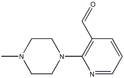 2-(4-METHYLPIPERAZIN-1-YL)NICOTINALDEHYDE 结构式