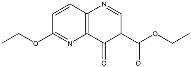 ETHYL 6-ETHOXY-4-OXO-3,4-DIHYDRO-1,5-NAPHTHYRIDINE-3-CARBOXYLATE 结构式