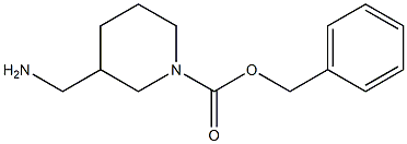 1-CBZ-3-哌啶甲胺 结构式