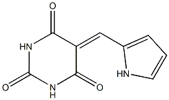 5-(1H-pyrrol-2-ylmethylidene)hexahydropyrimidine-2,4,6-trione 结构式