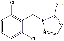 1-(2,6-dichlorobenzyl)-1H-pyrazol-5-amine 结构式