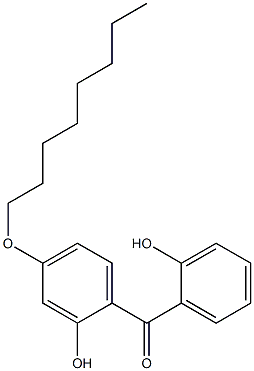 [2-hydroxy-4-(octyloxy)phenyl](2-hydroxyphenyl)methanone 结构式