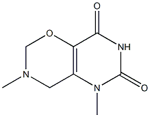 3,5-dimethyl-3,4,5,6,7,8-hexahydro-2H-pyrimido[4,5-e][1,3]oxazine-6,8-dione 结构式