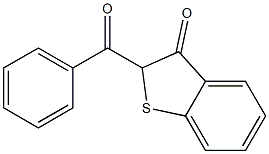 2-benzoyl-2,3-dihydrobenzo[b]thiophen-3-one 结构式