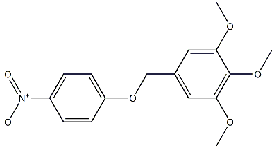 1,2,3-trimethoxy-5-[(4-nitrophenoxy)methyl]benzene 结构式