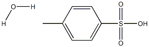 Toluene-4-sulphonic acidmonohydrate 结构式