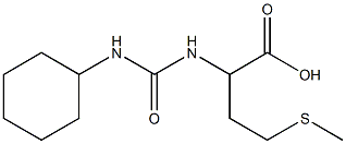 2-{[(cyclohexylamino)carbonyl]amino}-4-(methylthio)butanoic acid 结构式
