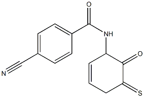 4-cyano-N-(2-oxotetrahydro-3-thiophenyl)benzenecarboxamide 结构式